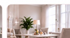 Clean living room